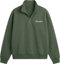 Olive Green MI5 Qtr Zip Top